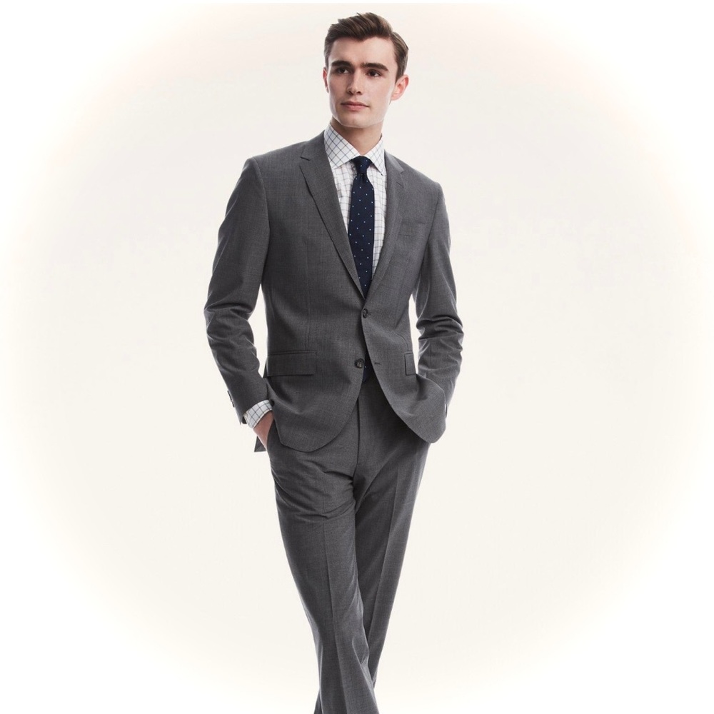 BROOKS BROTHERS | W38 / L30 | Explorer Milano Fit Suit Dress Pants Houndstooth